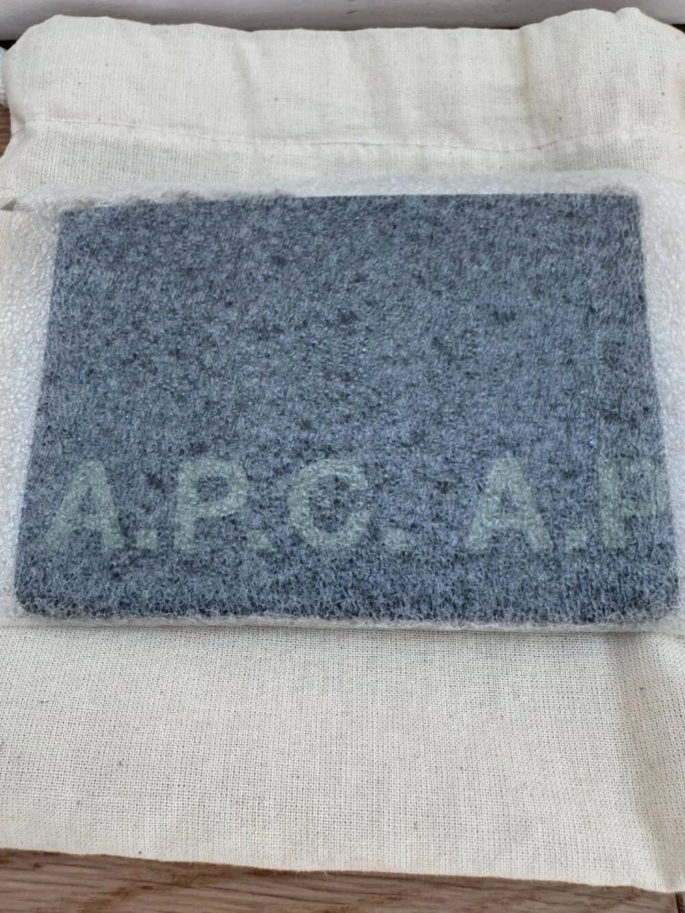 A.P.C. logo card